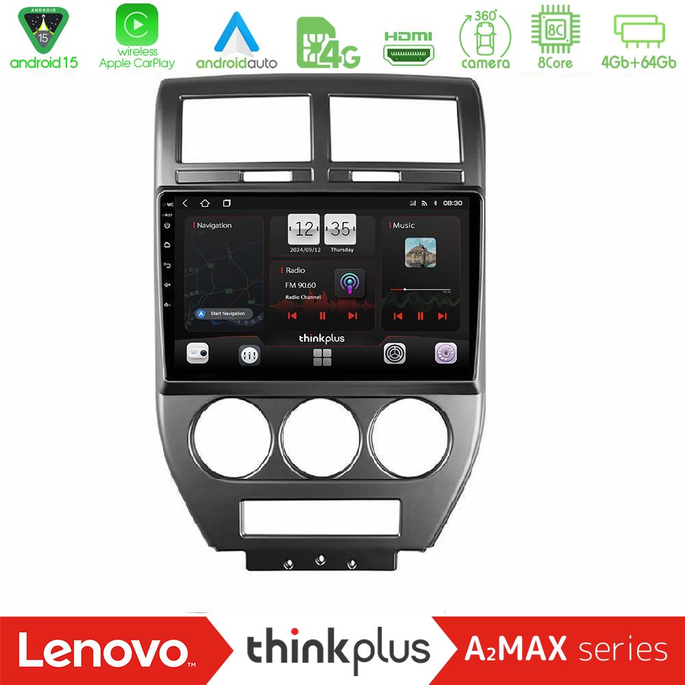 Lenovo Thinkplus A2MAX Series 8Core Android15 4+64GB Jeep Compass ...
