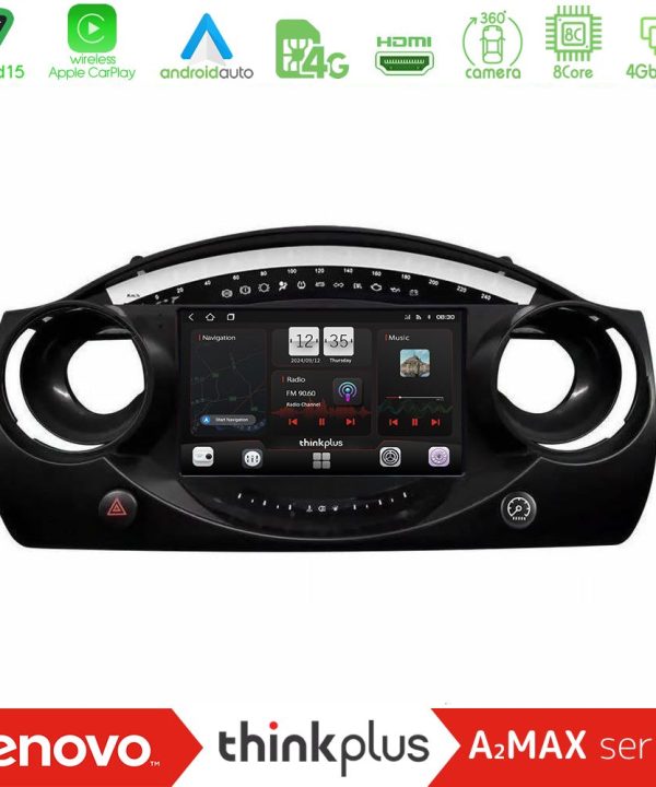 Kimpiris - Lenovo Thinkplus A2MAX Series 8Core Android15 4+64GB  Mini Cooper R50 Navigation Multimedia Tablet 9"