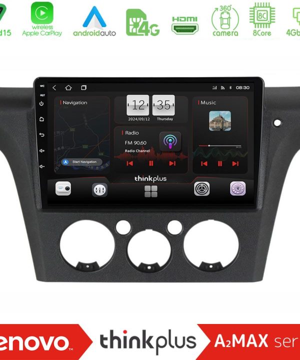 Kimpiris - Lenovo Thinkplus A2MAX Series 8Core Android15 4+64GB Mitsubishi Outlander 2002 – 2007 Navigation Multimedia Tablet 9"