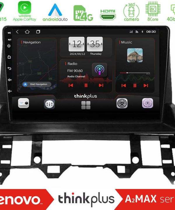 Kimpiris - Lenovo Thinkplus A2MAX Series 8Core Android15 4+64GB  Mazda6 2002-2006 Navigation Multimedia Tablet 10"
