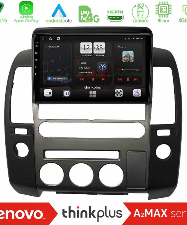 Kimpiris - Lenovo Thinkplus A2MAX Series 8Core Android15 4+64GB   Nissan Navara D40 2006-2012 (με εργ.οθόνη) Navigation Multimedia Tablet 9"