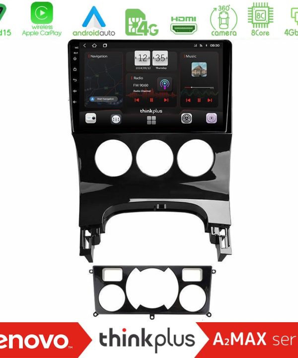 Kimpiris - Lenovo Thinkplus A2MAX Series 8Core Android15 4+64GB  Peugeot 3008 AUTO A/C Navigation Multimedia Tablet 9"