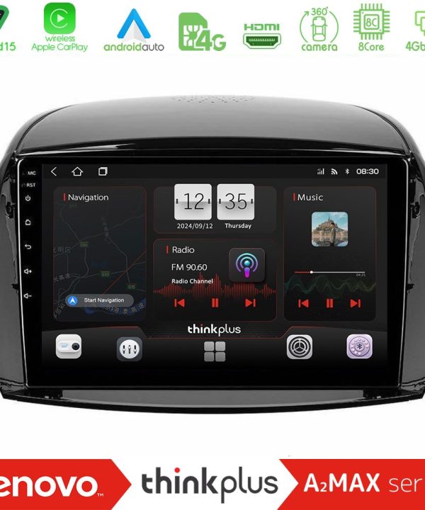 Kimpiris - Lenovo Thinkplus A2MAX Series 8Core Android15 4+64GB  Renault Koleos 2007-2015 Navigation Multimedia Tablet 9"