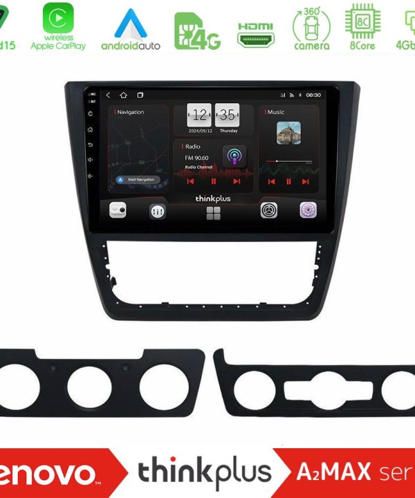 Kimpiris - Lenovo Thinkplus A2MAX Series 8Core Android15 4+64GB  Skoda Yeti 2009-> Navigation Multimedia Tablet 10"