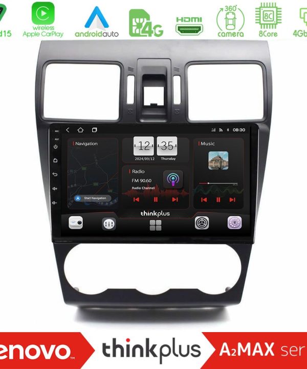 Kimpiris - Lenovo Thinkplus A2MAX Series 8Core Android15 4+64GB Subaru Forester 2015-2018 Navigation Multimedia Tablet 9"