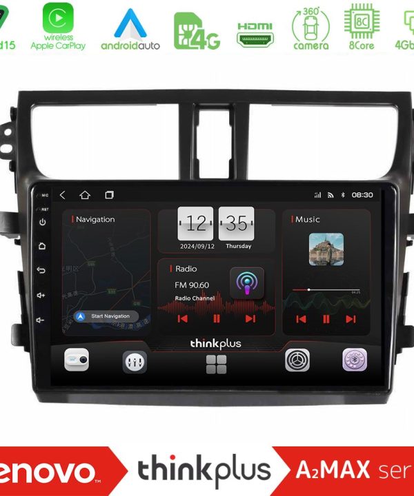 Kimpiris - Lenovo Thinkplus A2MAX Series 8Core Android15 4+64GB  Suzuki Celerio 2014-2020 Navigation Multimedia Tablet 9"