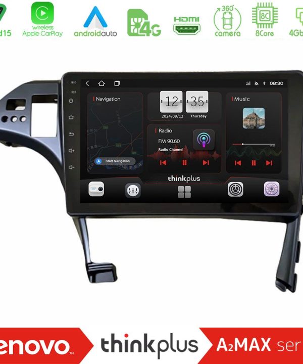 Kimpiris - Lenovo Thinkplus A2MAX Series 8Core Android15 4+64GB  Toyota Prius 2010-2015 Navigation Multimedia Tablet 10"
