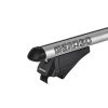 Μπάρες Οροφής Αλουμινίου Universal Menabo Tiger XL 132cm Railing System Σετ Με Πόδια Και Κλειδαριά Ασημί 2 Τεμάχια - Image 3