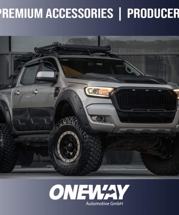 Body Cladding compatible with FORD Ranger T6-T7-T8 2012-2022 (Jumbo)