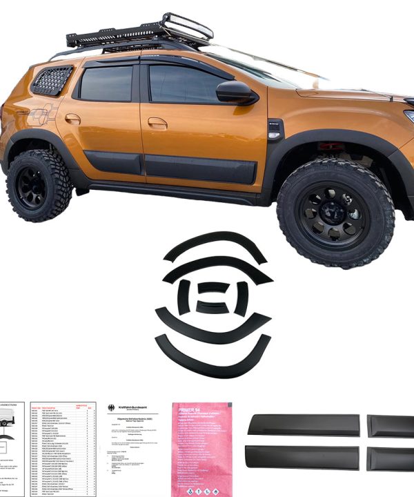 Body Kit compatible with DACIA Duster Series 2 2018+ (w/o Duster Marking)