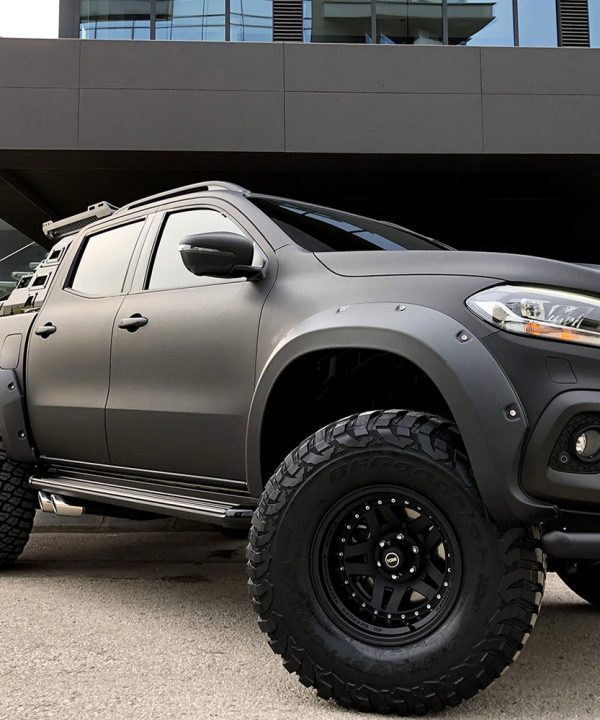 Fender Flares compatible with Mercedes X Class W470 2017+ with ABE TÜV