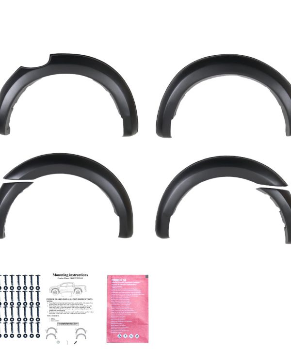 Fender Flares compatible with FORD Ranger T6/T7/T8 2012-2022 ( Taped ) without ABE TÜV