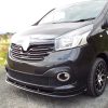 Front Splitter compatible with RENAULT Trafic X82 2014-2018 with ABE TÜV