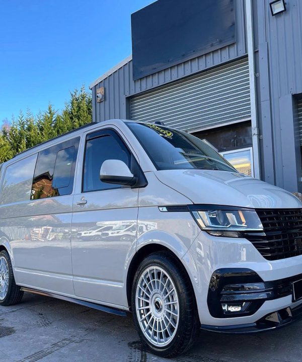 Front Splitter compatible with VW VOLKSWAGEN Transporter T6.1 2019-2021 v2 with ABE TÜV