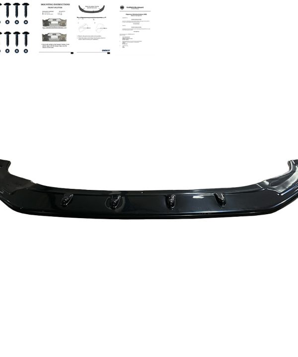Front Splitter compatible with VW VOLKSWAGEN Golf MK 7.5 GTI 2017-2020 with ABE TÜV