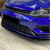 Front Splitter compatible with VW VOLKSWAGEN Golf MK 7.5 R 2017-2020 with ABE TÜV