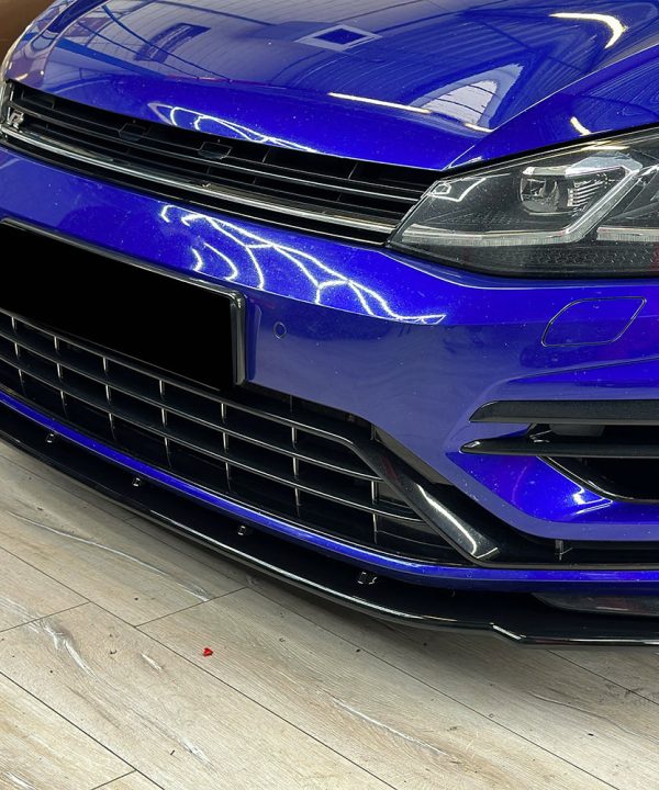 Front Splitter compatible with VW VOLKSWAGEN Golf MK 7.5 R 2017-2020 with ABE TÜV
