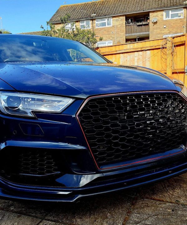 Front Splitter compatible with AUDI RS3 8V Facelift 2017-2020 with ABE TÜV
