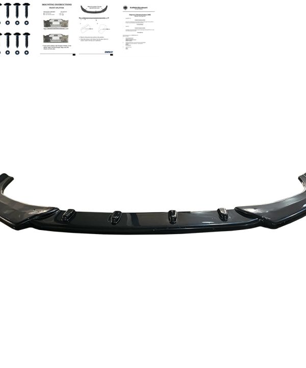 Front Splitter compatible with HYUNDAI I30 N MK3 Hatchback/Fastback 2017-2020 with ABE TÜV