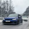 Front Splitter compatible with VW VOLKSWAGEN Golf MK 7 R / R Line 2013-2016 with ABE TÜV