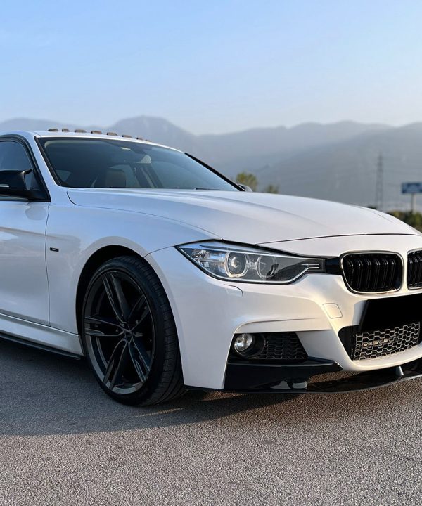 Front Splitter compatible with BMW 3 Series F30 M-Pack 2012-2019 w / Flaps with ABE TÜV