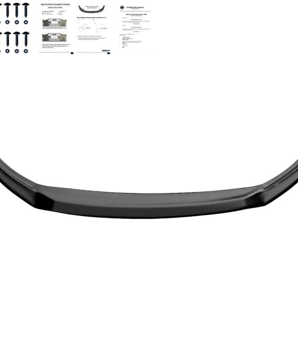 Front Splitter compatible with SKODA Superb MK3 2015-2018 with ABE TÜV