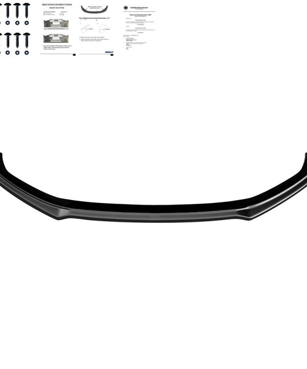 Front Splitter compatible with AUDI A5 S-Line / S5 F5 Coupe / Sportback 2017-2019 with ABE TÜV