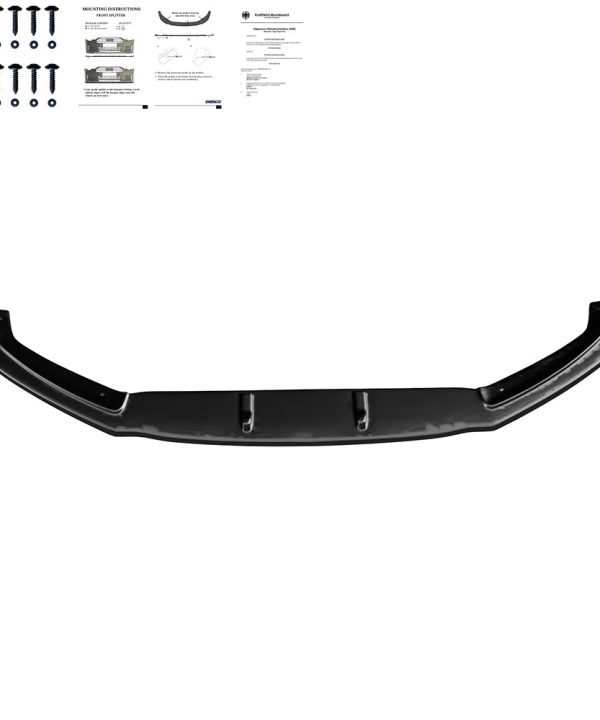 Front Splitter compatible with AUDI TT RS 8S 2016-2020 with ABE TÜV
