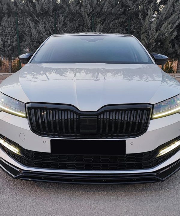 Front Splitter compatible with SKODA Superb MK3 Facelift 2019+ with ABE TÜV