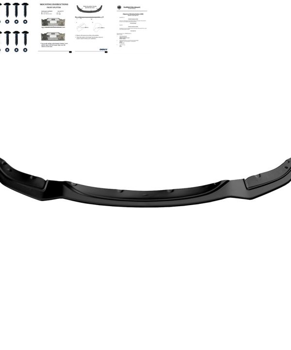 Front Splitter compatible with BMW 5 Series F10/F11 M-Pack 2011-2016 Version 2 with ABE TÜV