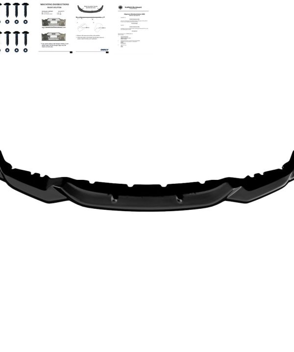 Front Splitter compatible with BMW M2 Series F87 2016-2020 Version 2 with ABE TÜV