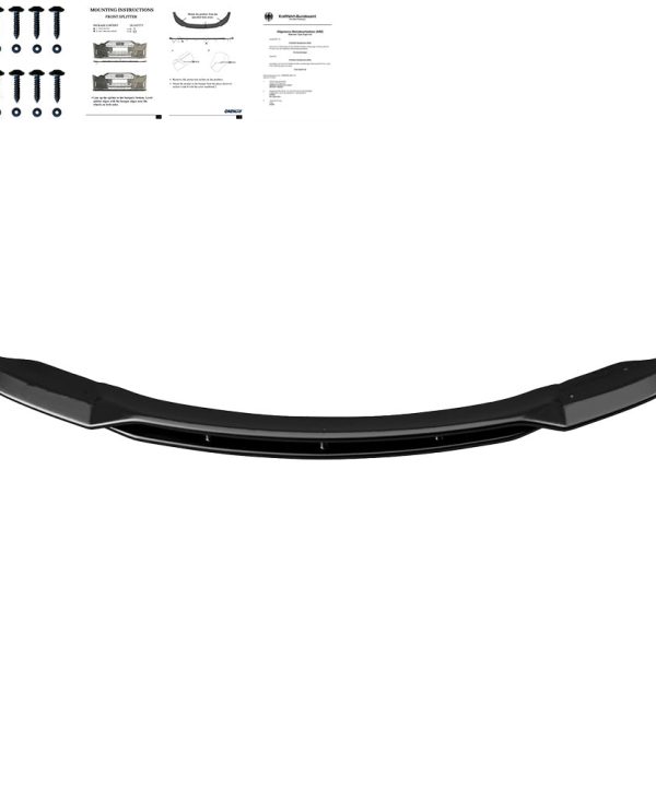 Front Splitter compatible with BMW X5 M-Pack E70  Facelift 2010-2013 with ABE TÜV