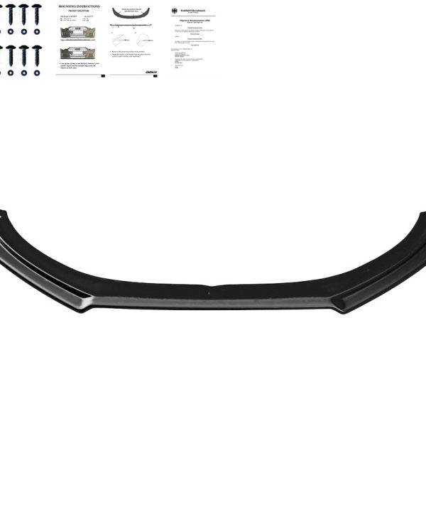 Front Splitter compatible with VOLVO V40 R-Design 2012-2019 with ABE TÜV
