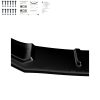 Front Splitter compatible with AUDI TT RS 8J 2009-2013 with ABE TÜV