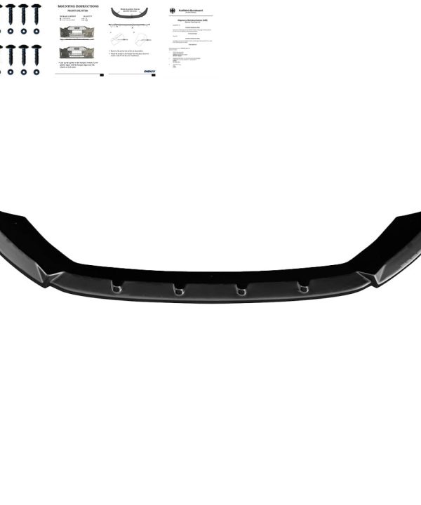 Front Splitter compatible with SEAT Leon FR MK3 2012-2016 with ABE TÜV