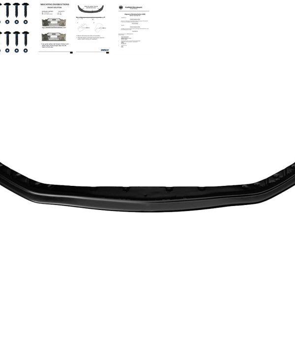 Front Splitter compatible with BMW 5 Series G30 / G31 M-Pack 2017-2020 with ABE TÜV