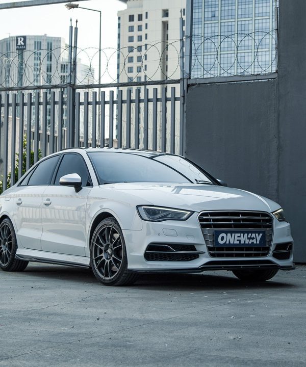 Front Splitter compatible with AUDI S3 8V (Sedan / Cabrio) 2013-2016 v2 with ABE TÜV