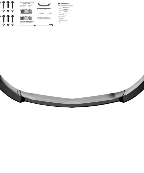 Front Splitter compatible with MERCEDES A Class AMG-Line W176 Facelift 2015-2018 with ABE TÜV