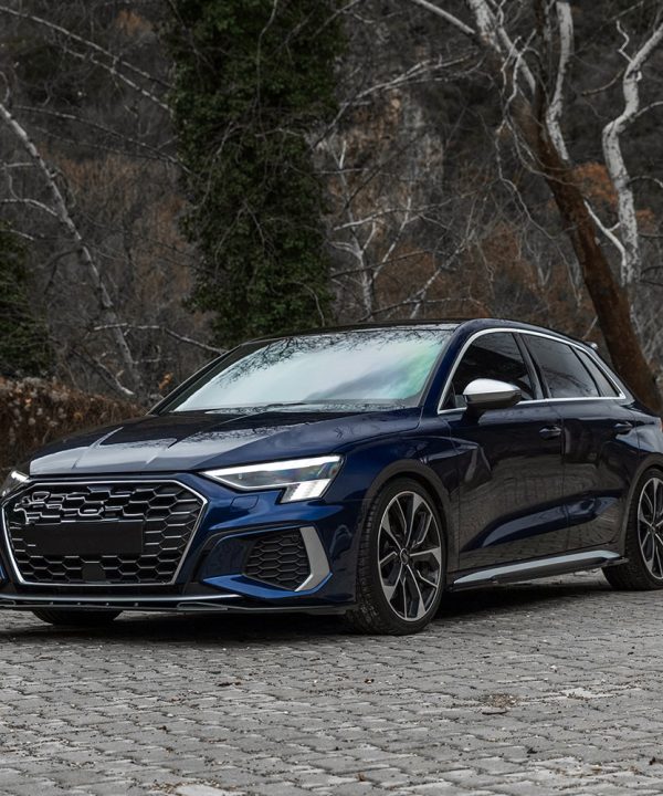 Front Splitter compatible with AUDI A3 S-Line / S3 8Y (Sedan/Sportback) 2020-2024 with ABE TÜV