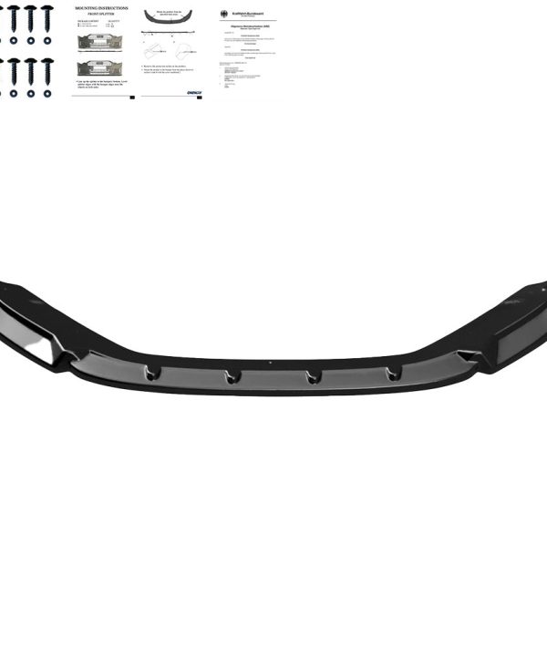 Front Splitter compatible with SKODA Kodiaq Mk1 Facelift 2021+ with ABE TÜV