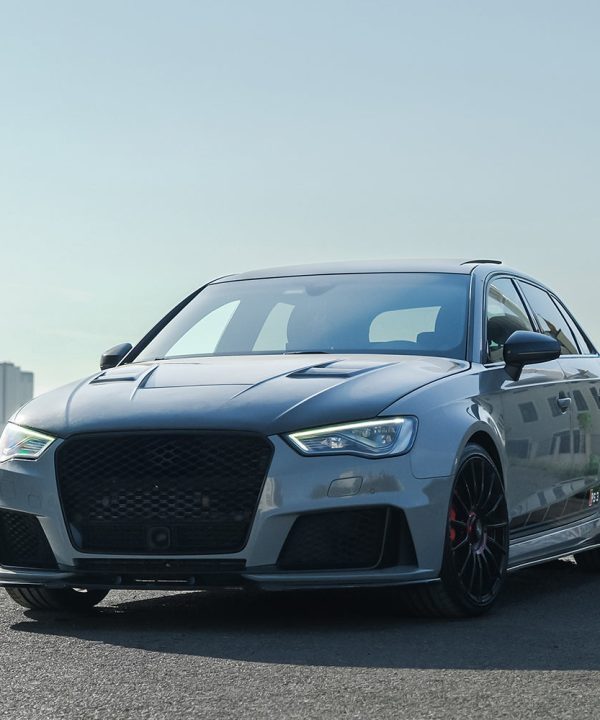 Front Splitter compatible with AUDI RS3 8V Sportback 2015-2016 with ABE TÜV