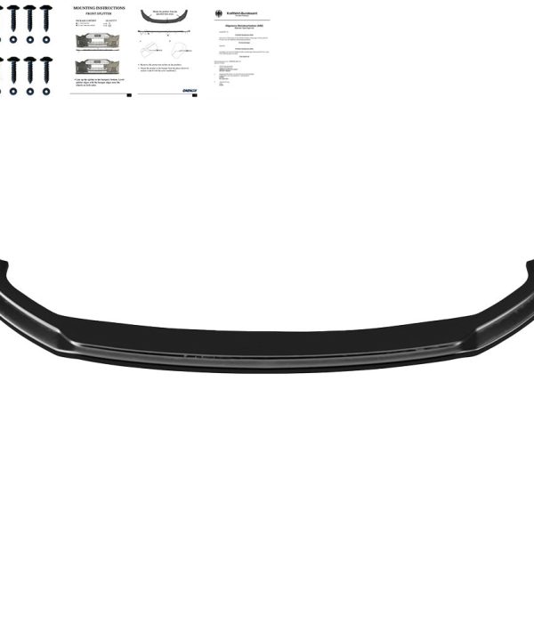 Front Splitter compatible with AUDI Q5 S-Line / SQ5 Mk2 2017-2020 without ABE TÜV