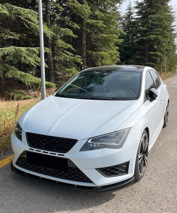 Front Splitter compatible with SEAT Leon FR MK3 2012-2016 Version 2 with ABE TÜV