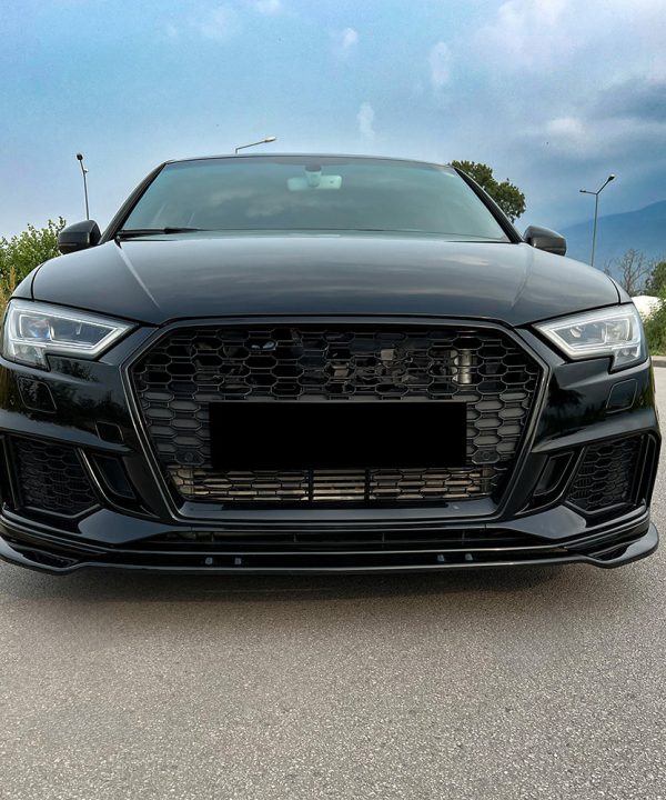Front Splitter compatible with AUDI RS3 8V Facelift Sportback 2017-2019 Version 3 with ABE TÜV
