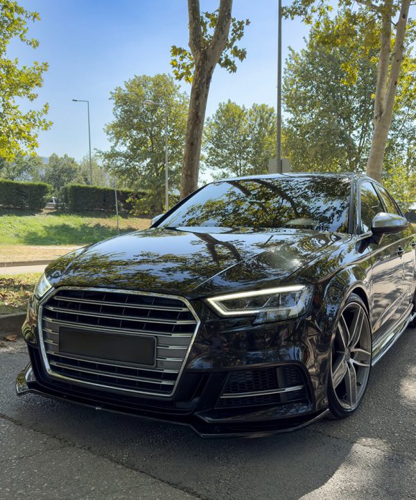 Front Splitter compatible with AUDI S3 Sportback 8V Facelift 2016-2019 with ABE TÜV