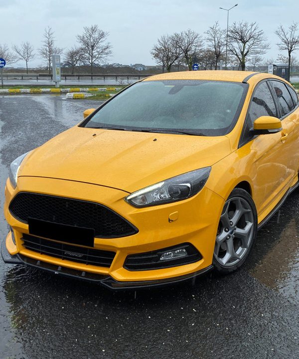 Front Splitter compatible with FORD Focus ST Mk3 Facelift 2015-2018 with ABE TÜV