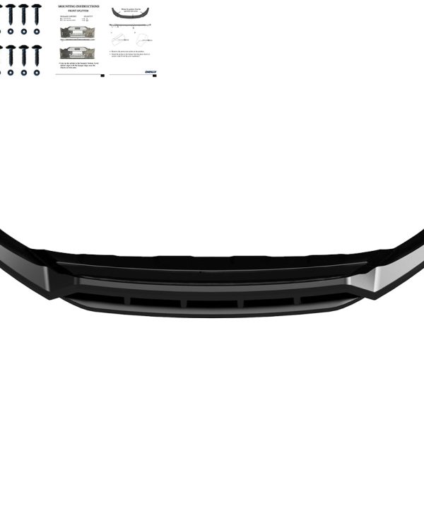Front Splitter compatible with VW VOLKSWAGEN Touareg R-Line Mk3 Facelift 2024+