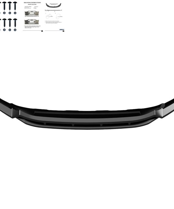 Front Splitter compatible with VW VOLKSWAGEN Touareg Mk3 R-Line 2018-2023