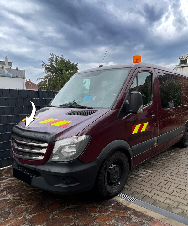 Bonnet Protector compatible with MERCEDES Sprinter W906 Facelift 2014-2018 v2