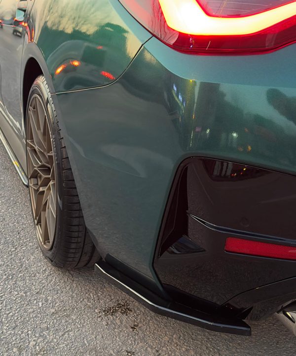Rear Side Splitters compatible with BMW 4 Series M-Pack i4 G26 2021+